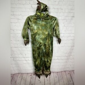 Princess Paradise Green Dinosaur  One‎ Piece Costume Sz XS GUC
